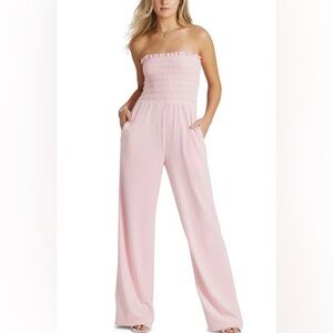 Juicy Couture Velour Strapless Jumpsuit